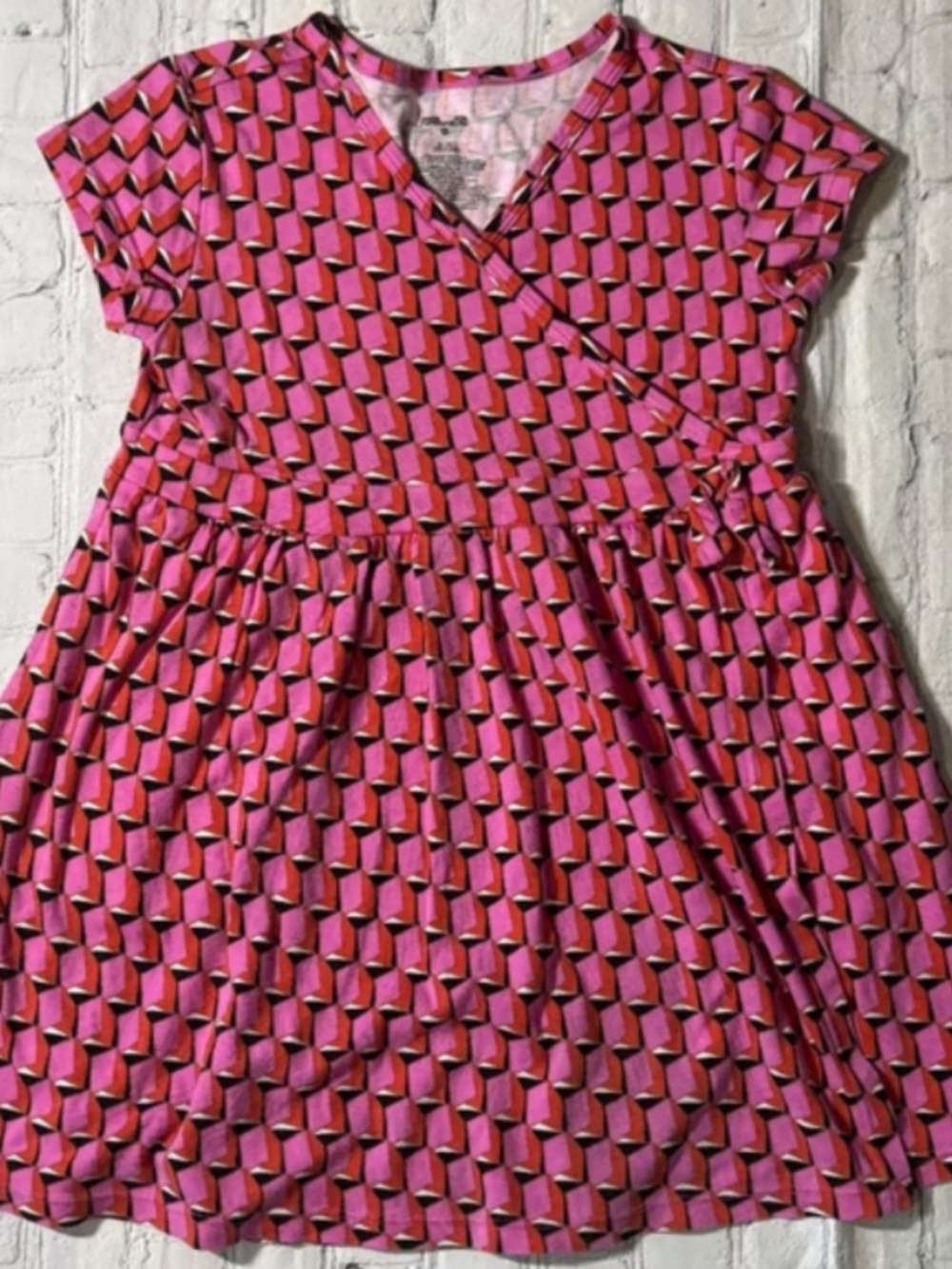 Dian Von Furstenberg by Target Girls Faux Wrap Knit Dress